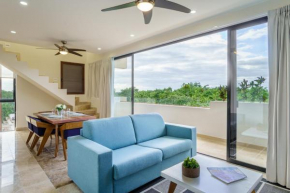 Aldea Zama Stylish 2 units in one with private plunge pool in Balcony